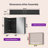 Husai Recessed or Surface Mount Aluminum Frameless Medicine Cabinet With Mirrored Door and Adjustable Shelves-408647405-408647442