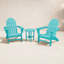 Ensemble 3 pièces POLYWOOD Classic Adirondack pliant Adirondack-1563558096
