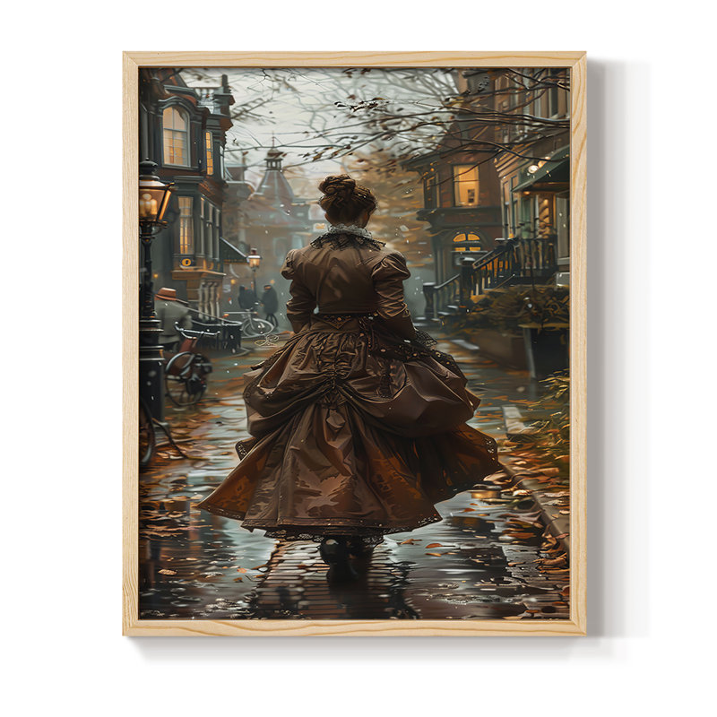 Reproduction encadrée WOMEN Series CMXL III - bois massif, H 21 po x l 17 po, Naturel