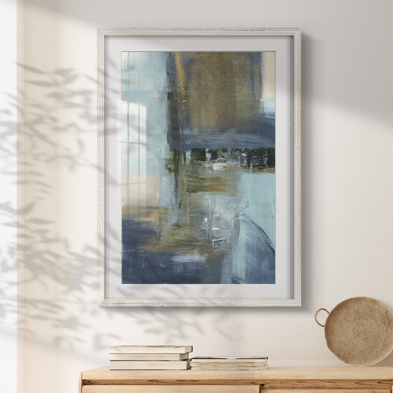 Étang de sable II - impression encadrée, H 28,5 po x l 20,5 po, Blanc