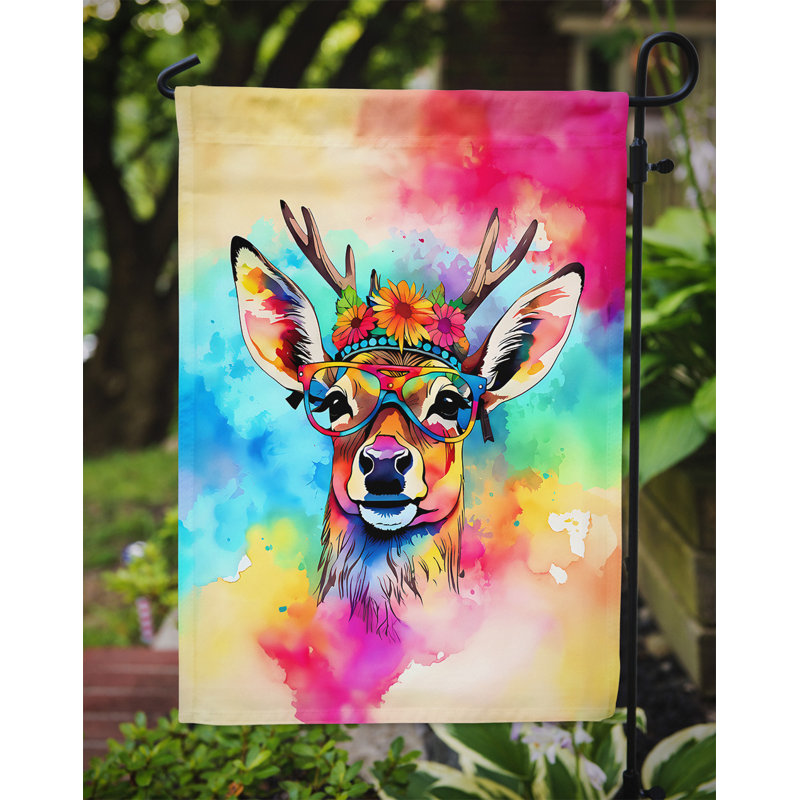 Drapeau de jardin hippie