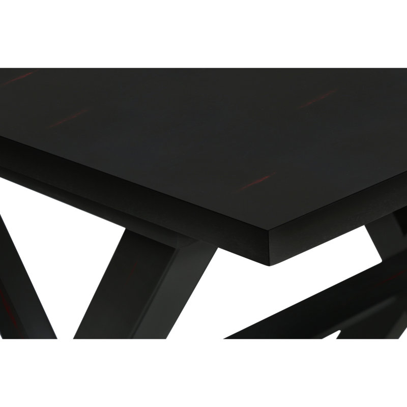 Table de bout polyvalente avec une construction durable et un attrait élégant pour toute maison, Noir
