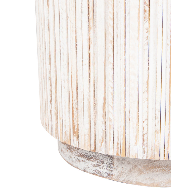 Karle End Table, White