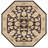 Beachampton Hand Tufted Wool Eco-Friendly Area Rugs - Octagon, Brown Beige Color, Oriental Design, High Pile Thick Handmade Anti Skid Area Rugs for Living Room, Bed Room-182294705