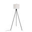 156Cm Matte Black Tripod Floor Lamp