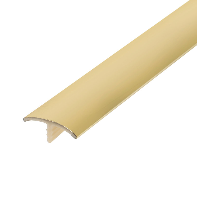 Plastic T-Moulding, Brass