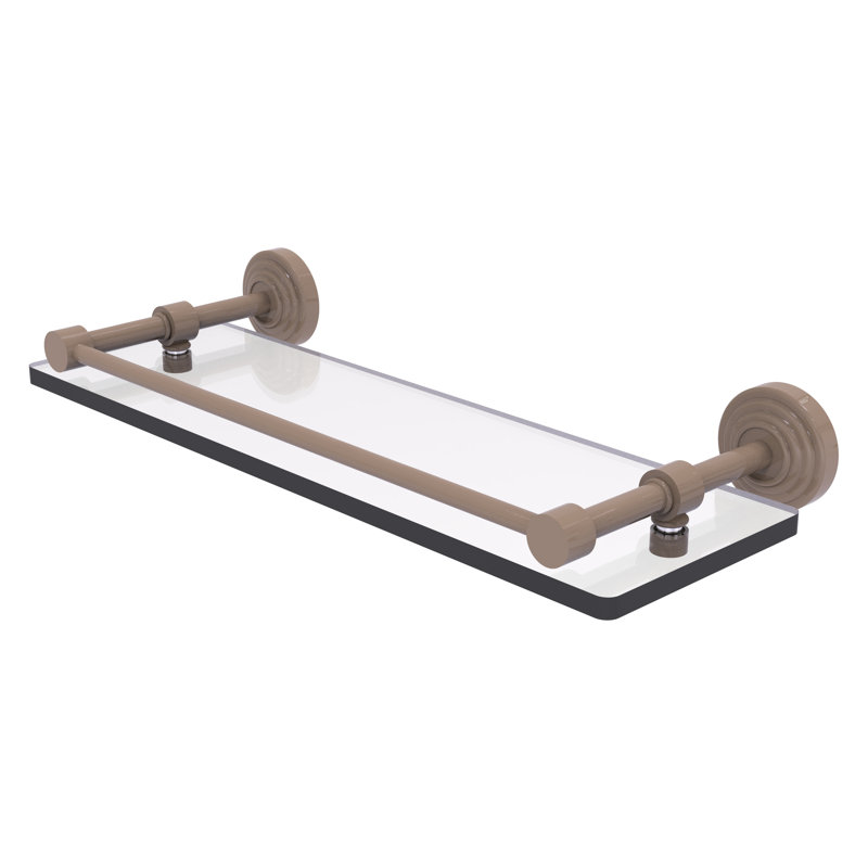 Walburga Floating Shelf, 3" H x 16" W x 5" D, Shaded Beige