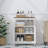 Modern Free-Standing Storage Cabinet With Double Doors And Adjustable Shelf For Bathroom, Kitchen, Living Room Or Entryway