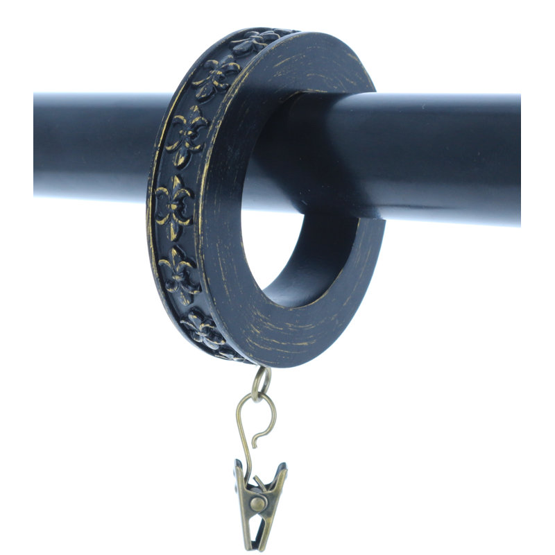 Chouinard Curtain Rings, Bronze/Gold