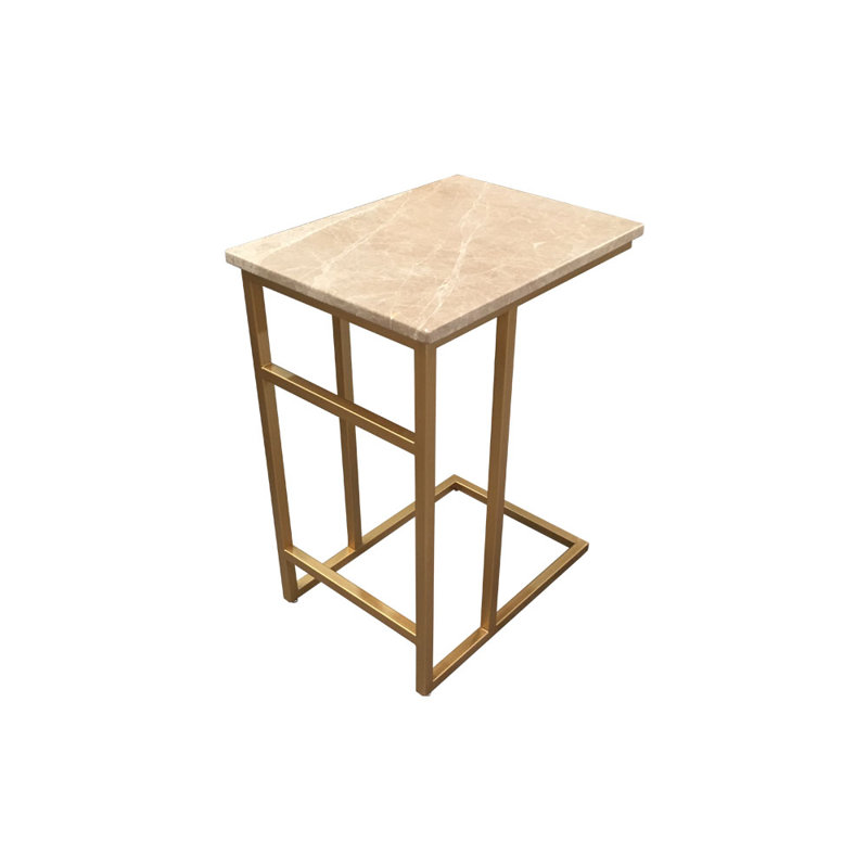 Altia Frame End Table, Beige