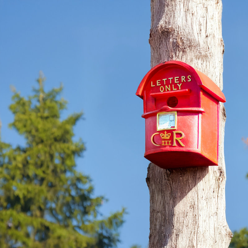 Post Box Bird House Letter Box