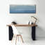  «Ridge Blue Sunset» par Life BeautifuLEE, art mural sur toile, 60 po x 20 po