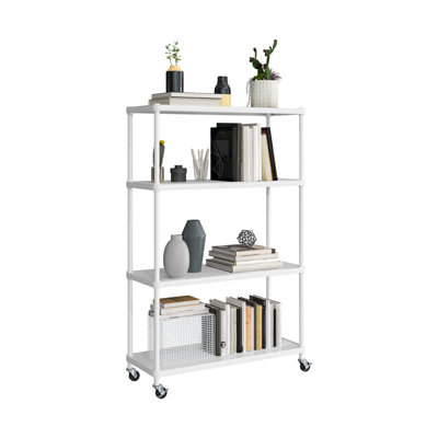 36" W 4-Tier Steel Shelving