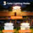 Solar Post Cap Lights Outdoor, 40 Leds 30 Lumens Fence Post Solar Lights Outdoor With 3 Modes, Deck Fence Post Cap Light Solar Powered For 4x4, 5x5 Or 6x6 Posts In Garden Decor-113272362