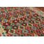 Tapis géométrique en laine réversible 8 x 11