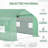 Outsunny 20' X 10' X 7' Walk-In Tunnel Greenhouse With Zippered Mesh Door And 8 Mesh Windows