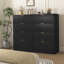 Commode 8 tiroirs pour chambre à coucher, commode de chambre moderne en bois, commode 8 tiroirs, commode haute pour placard, organisateur de commode pour le salon, placard