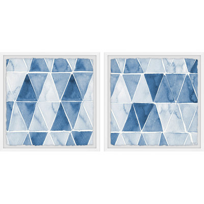 " Lovely Geometric Pattern " by Marmont Hill 2 - Pieces