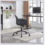Chaise de bureau avec structure en métal, similicuir, pivotante, hauteur réglable, roulettes