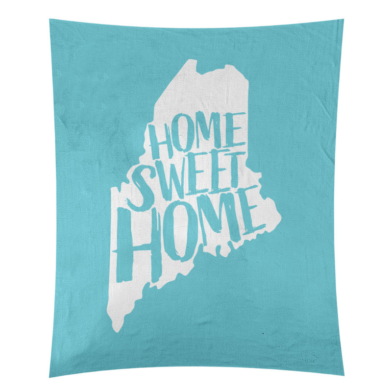 Tapisserie Home Sweet Maine, H 80 po x l 68 po, Bleu sarcelle