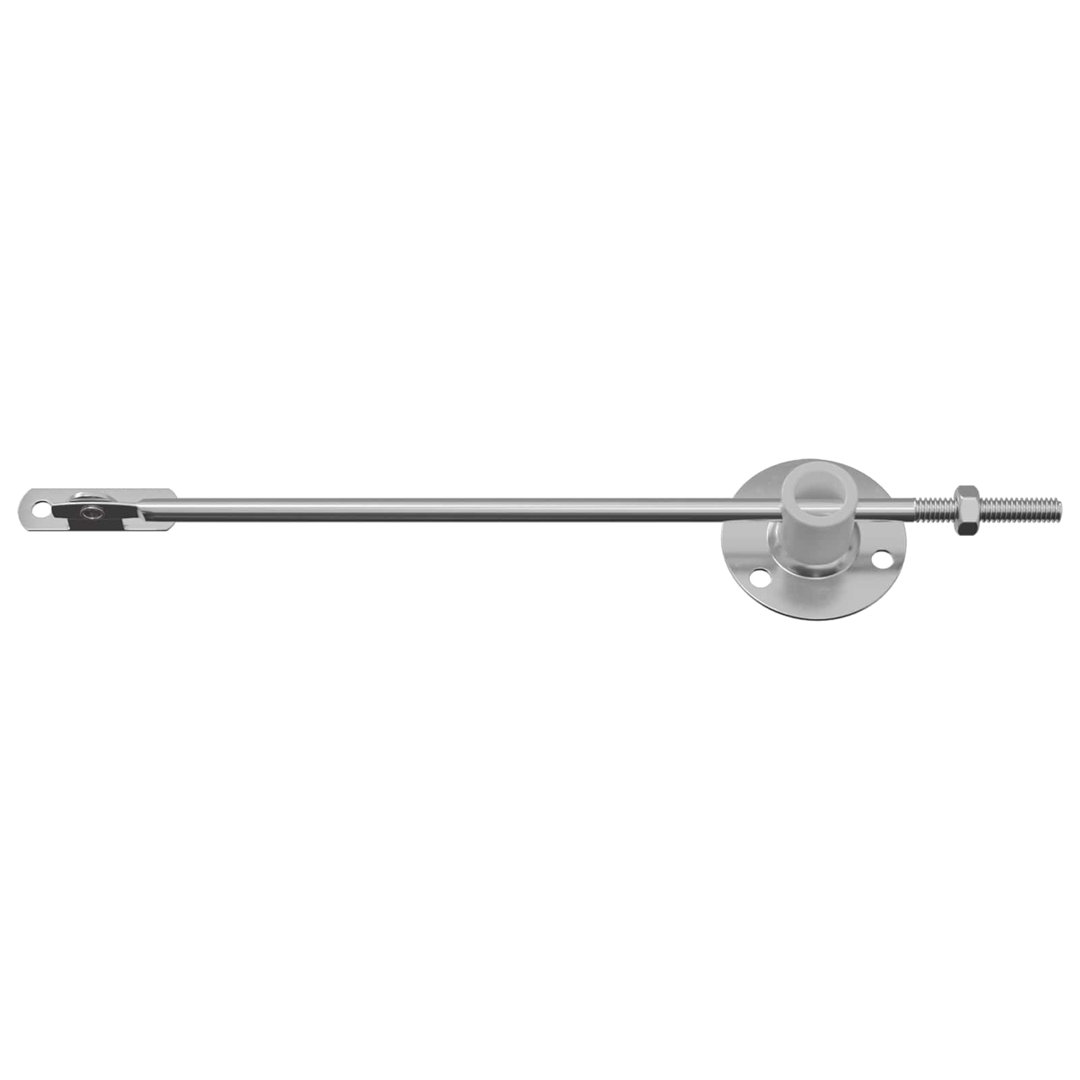 Vidaxl Pull Rod Hinge Silver Metal Hardware Door Gate Cabinet Accessories Home