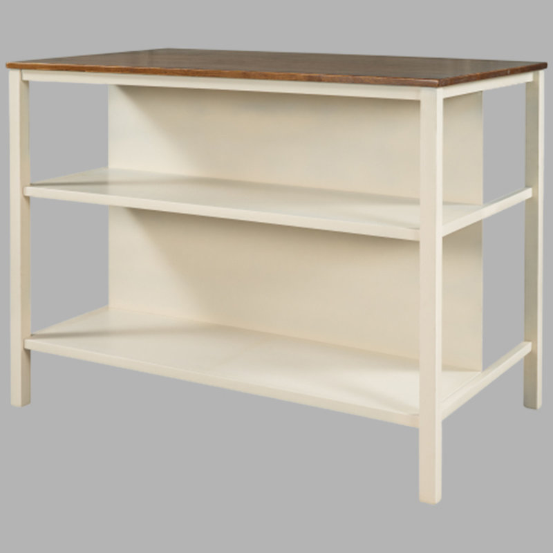 Rectangular Solid Wood Dining Table, White