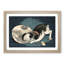 Cat with Paper Lantern by Kobayashi Kiyochika - Picture Frame Graphic Art Print-55513641-55513640