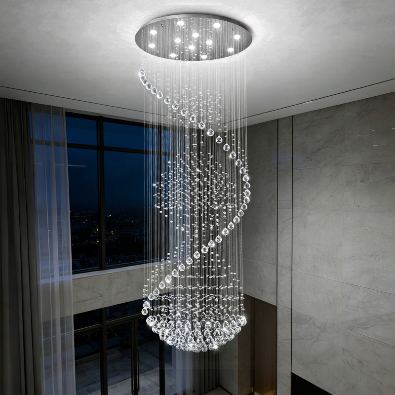 Lustre en cristal moderne Glam