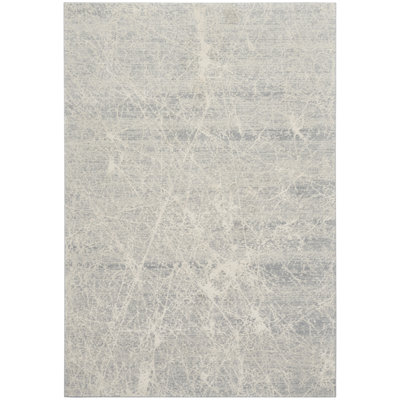 Zellmer Machine Woven Ivory Grey Indoor Rug