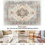 Rectangle 150 cm x 150 cm Floral Knitted Washable Area Rug