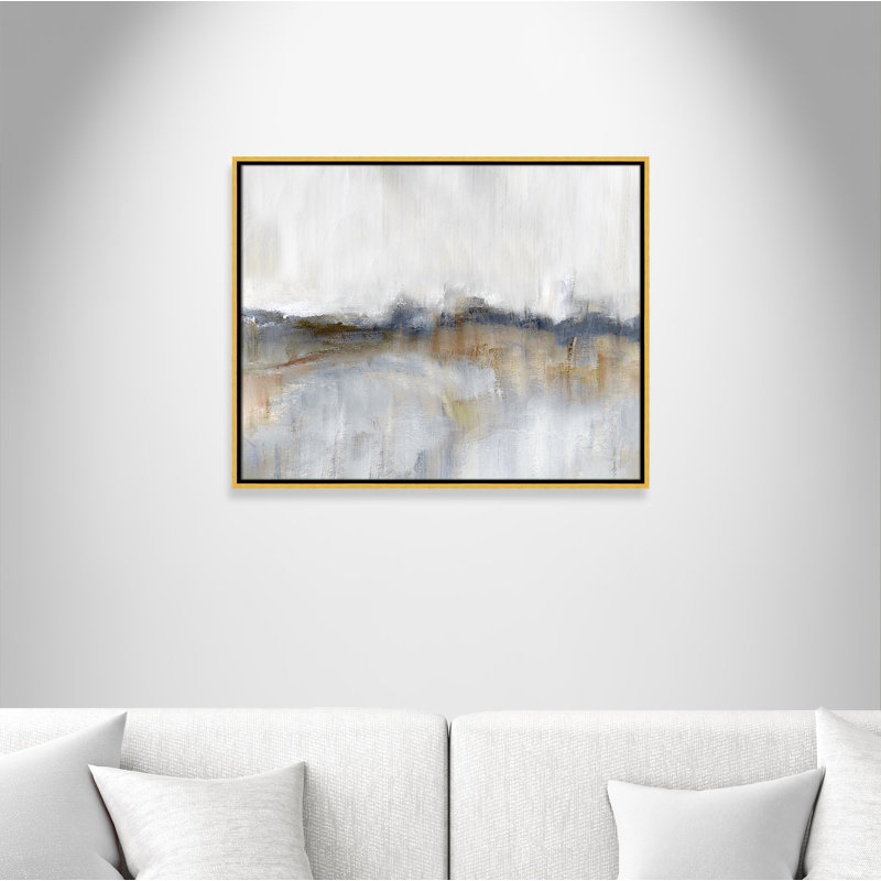 Autumnal Tide by Nan - Floater Frame Print on Canvas, 23.5" H x 29.5" W, Gold
