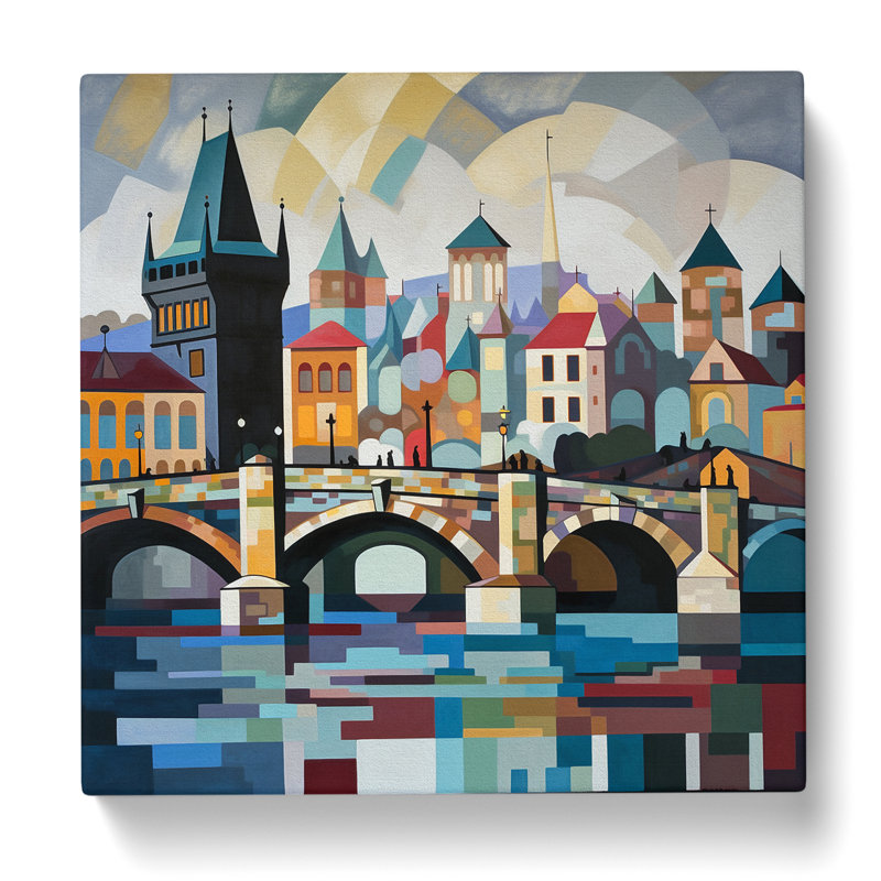 Modern Wall Art - Wrapped Canvas, 50cm H x 50cm W x 3cm D