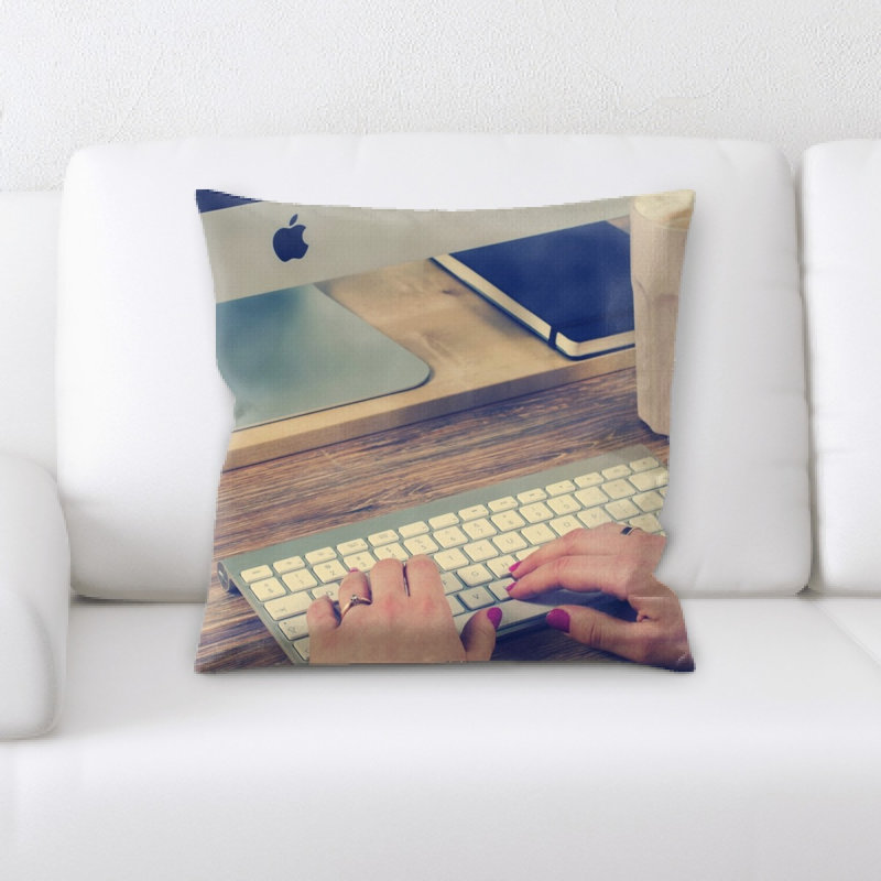 Coussin décoratif à clavier
