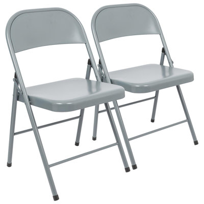 Metal A-Frame Sign Holder Folding Chair
