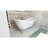 69" x 29" Freestanding Soaking Acrylic Bathtub