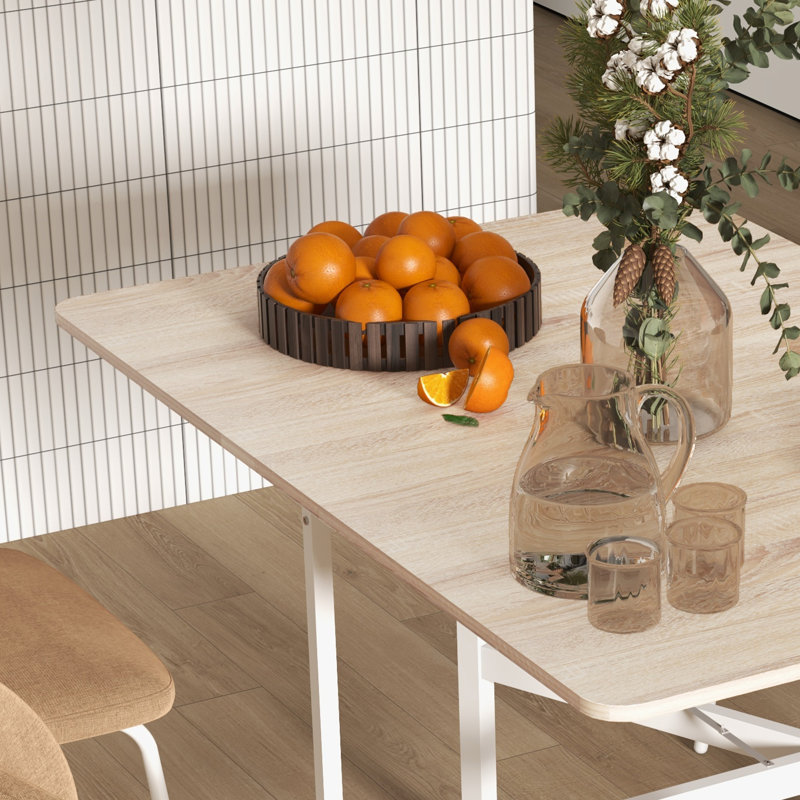 Mishea 120cm Rectangular Folding Table, Oak