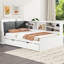 Lit plateforme en bois avec lit gigogne-634488711-634488710