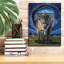 Toile épique «Keeper Of The Plains» par Verena Wild, 12 po x 16 po