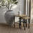 Miloh Solid Wood Top Nesting Tables