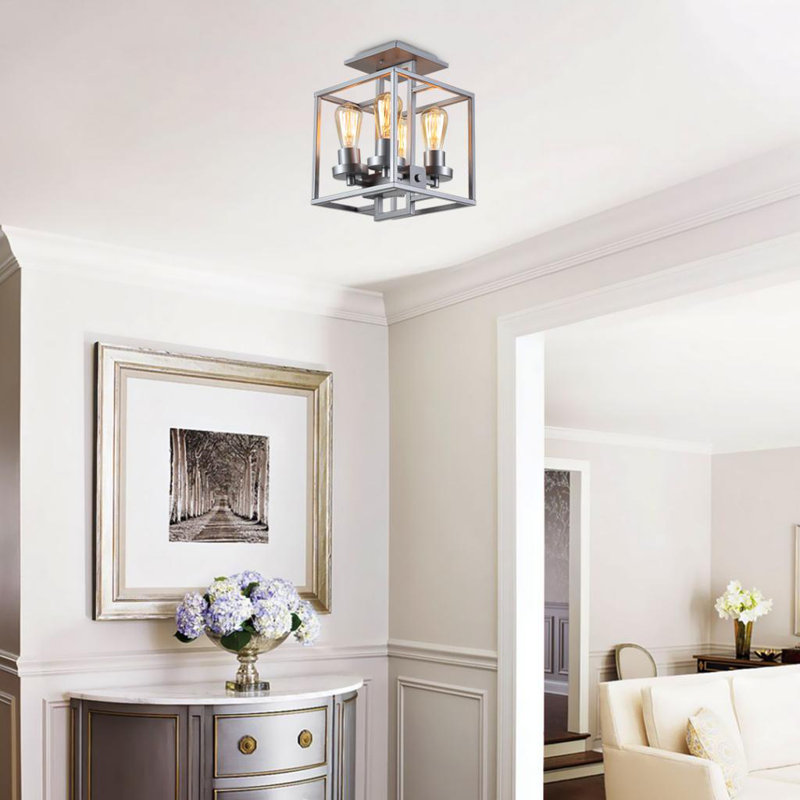 Arria Flush Mount, Nickel