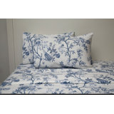 Josephine 100% Cotton Standard Floral Sheet Set
