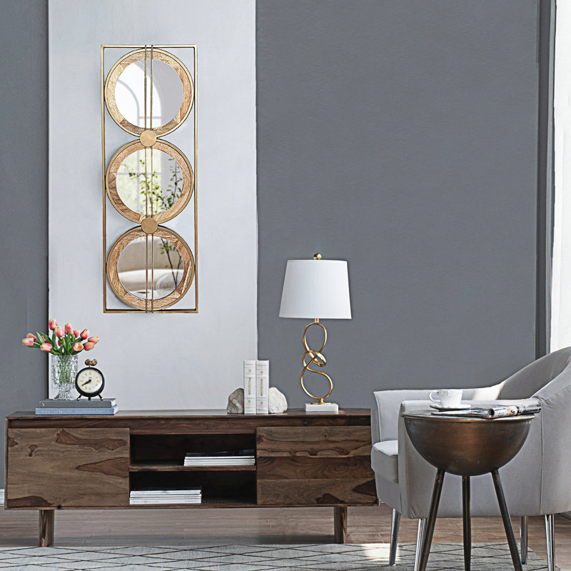 Miroir mural à cadre rectangulaire, décoration murale pour la maison