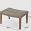 Fauteuil en bois et osier Hampton