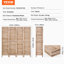 170cm W x 1.9cm H 4 - Panel Folding Room Divider