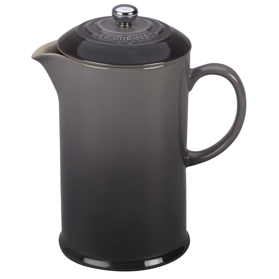Stoneware 4.25 Cup French Press Le Creuset Color: Oyster
