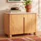 Stone Accent Cabinet