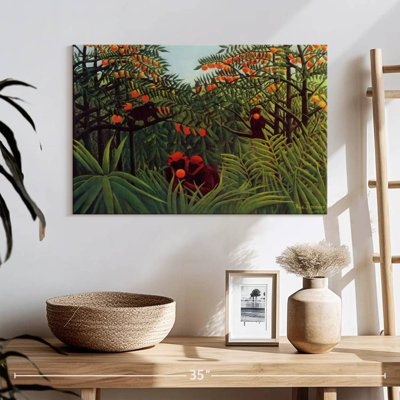 Singes dans la forêt