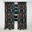 Tribal Dreamscape Feather Boho Motif V - Rideau occultant Boho - 1 panneaux-107555767