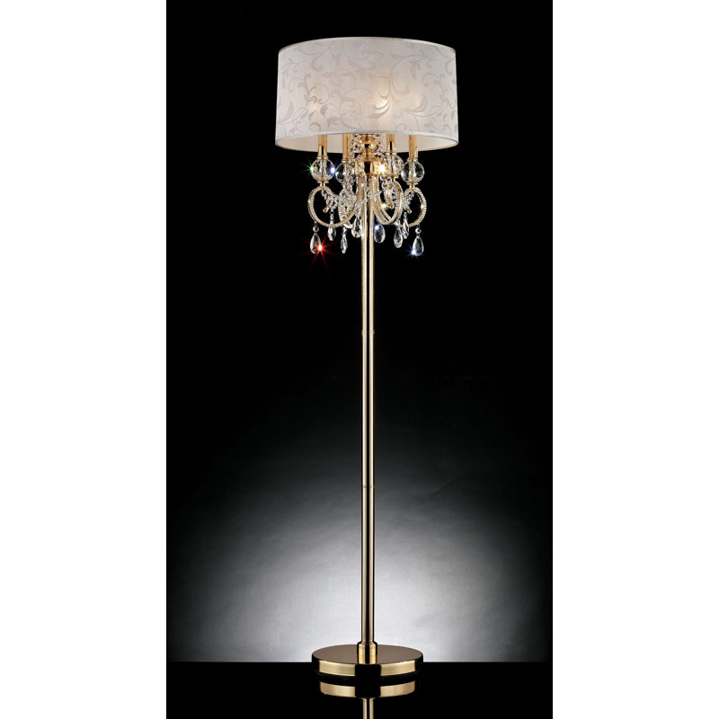 Lampe sur pied traditionnelle 63 po Denice