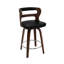 Deshunda Swivel Upholstered Counter Stool with Solid + Manufactured Wood Frame (Set of 2)-2001573787